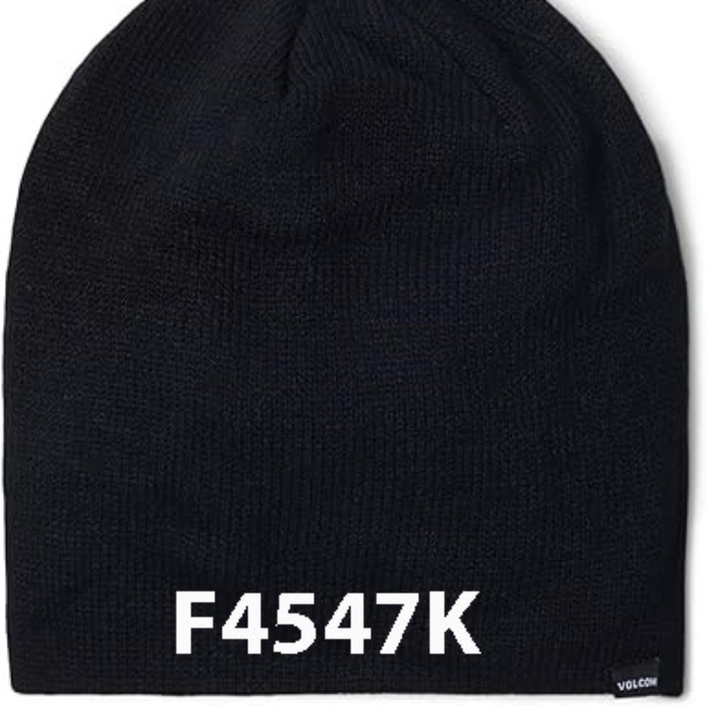 F4547K LOGO SKULL BEANIE